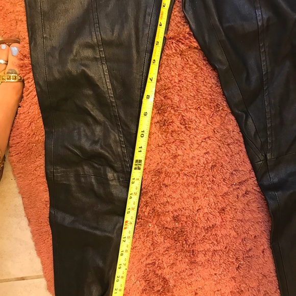 Helmut Lang Genuine Designer Leather Leggings - Picture 6 of 8